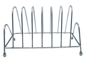 Stainless Steel Square Plate Rack Stand Holder for Kitchen