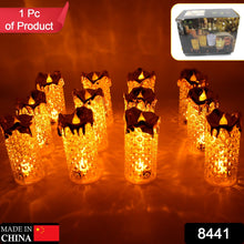 Gold LED Flameless Candles for Decor & Gifting (12 Pc MOQ)