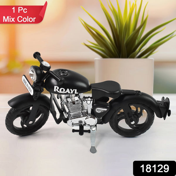 Metal Bullet Bike Toy Model for Kids with Side Stand (1 Pc / Mix Color)