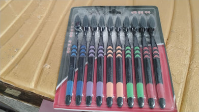 Soft Toothbrush With Plastic Round Box for Men and Women, Kids, Adults Plastic Toothbrush (10 pcs Set)