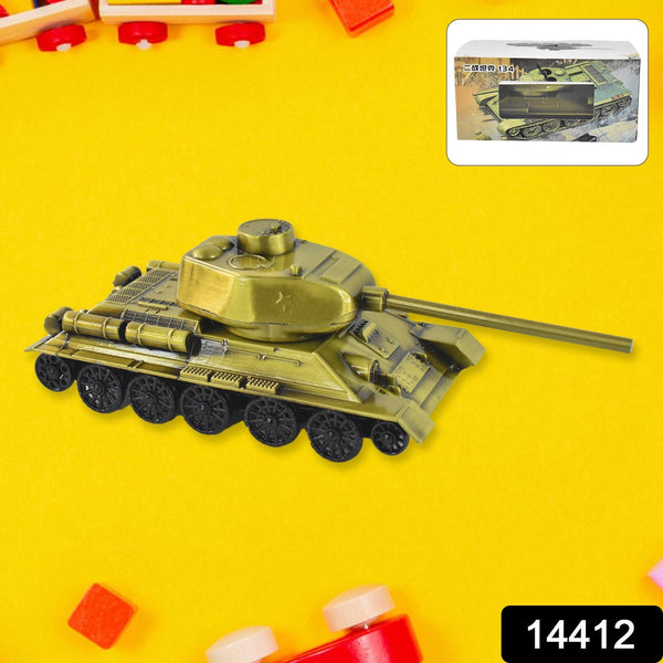 Retro Iron Art Tank Model, Nostalgia Tank Crafts Home Decor Ornament, Desktop Decorations for Office Living Room Children's Room Gift (Metal)