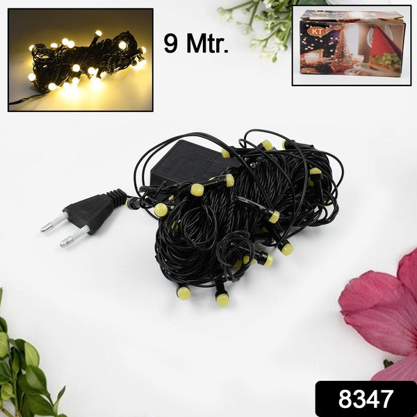 9Mtr Flower Design Home Decoration Electrical Series Light Home Decoration Diwali & Wedding LED Christmas String Light Indoor and Outdoor Light ,Festival Decoration Led String Light, Multi-Color Light 1.4MM (36L 9Mtr)