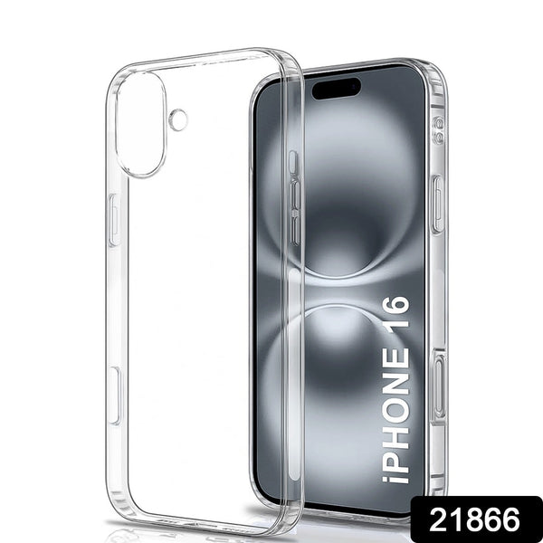 Transparent Hard Case For IPhone 16 Case (1 Pc) Iphone 16