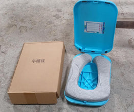 Foldable Soft Nap Doughnut Pillow – Slow-Rebound, Portable Head Cushion for Kids & Office