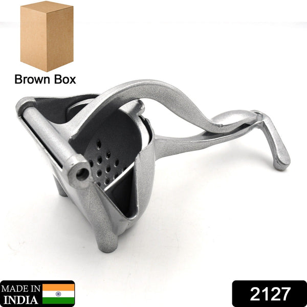 MANUAL ALUMINIUM METAL FRUIT PRESS JUICER ( BROWN BOX )