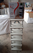 Smart 6-Layer Shoe Rack – Foldable, Collapsible & Heavy-Duty Plastic Stand for Home Entryway Storage Organizer (Mix Color)