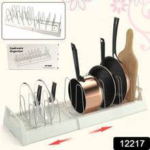 Pots and Pans Organizer Rack for Under Cabinet