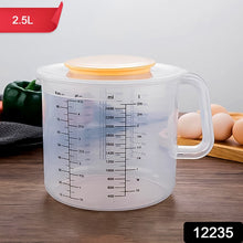 Plastic Baking Measuring Cup 2.5L Measurement with Scale Kitchen Pouring Cup