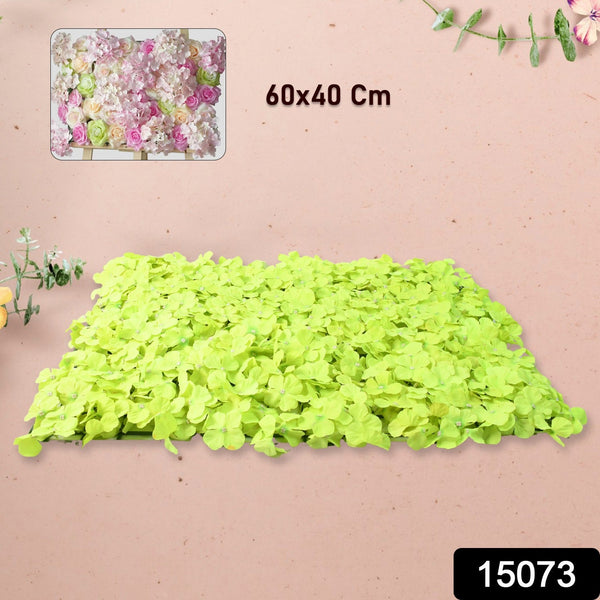 Plastic Wall Artificial Flowers Plant Base (60×40 CM / 1 Pc)