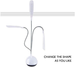 Portable LED Reading Light Adjustable Dimmable Touch Control Desk Lamp