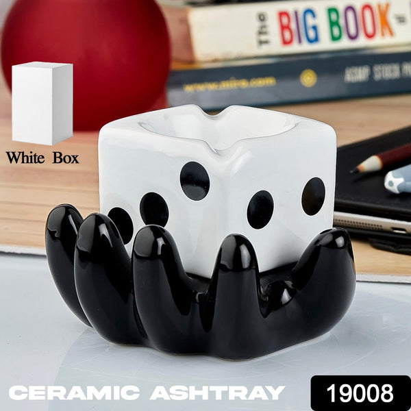Ceramic Ashtray - Unique and Colourful Smoking Accessory with Retro Vibes - Funky Decor for Smokers and Collectors