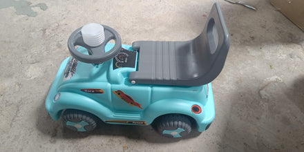 Kids City Ride-On Push Car – Backrest & Musical Horn for Toddlers (Boys & Girls)