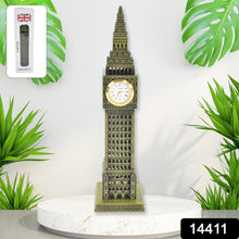 Big Ben London Clock Tower Miniature Metal Statue - Elegant Home Decor and Perfect Gifting Option