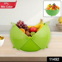 Apex Smart Basket 3in1 Multiuse Fruit And Vegetable Bowl (1 Pc / Mix Color)
