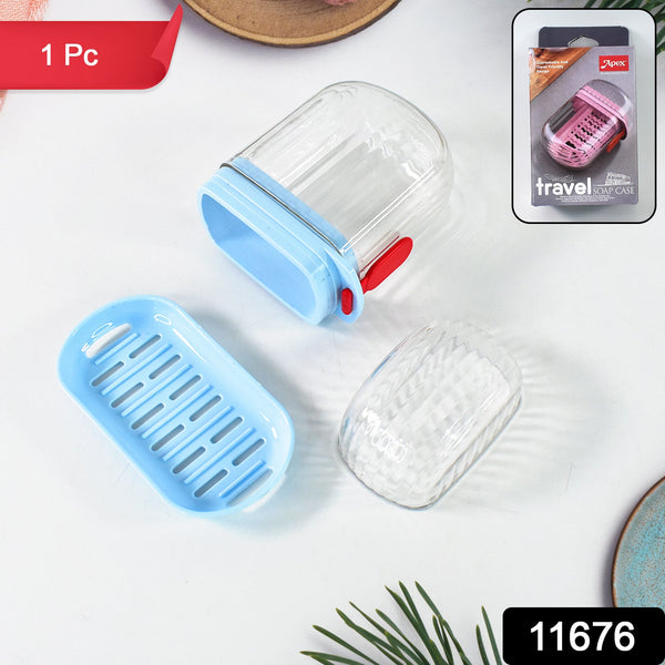 Apex Unbreakable Travel Soap Case with Secure Lock ,Sabudani(1 Pc)
