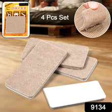 4-Piece Square Felt Furniture Floor Protector Pads
