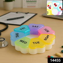 7-Day Round Weekly Pill Organizer Box (1 Pc)